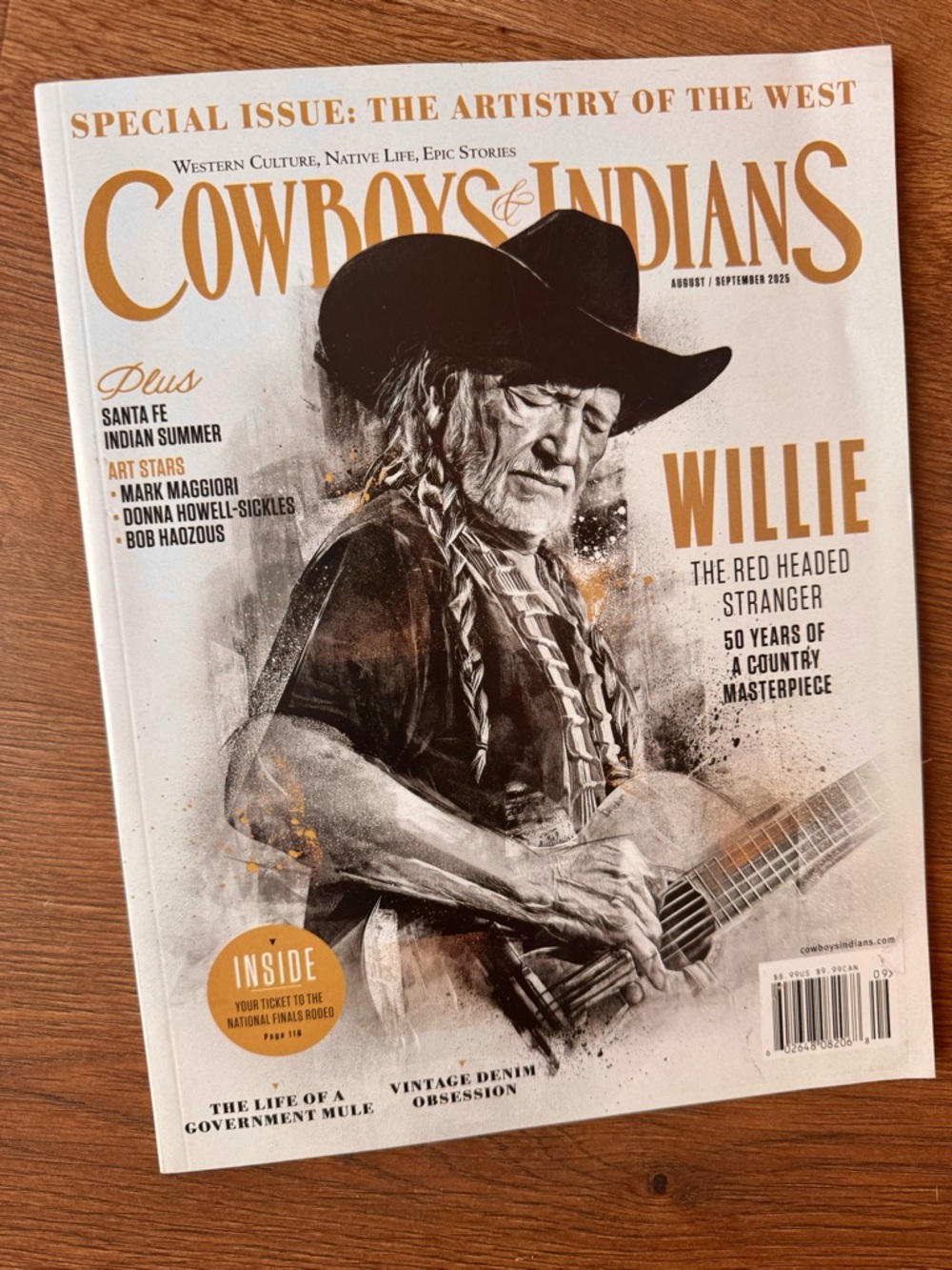 Cowboys & Indians Magazine - Willie Nelson Cover-Aug/Sept 2025